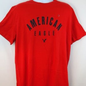 American Eagle Logo Red Tee-Shirt Short Sleeve